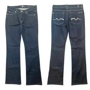 7 For All Mankind Bootcut Jeans Women’s 27 Dark Wash Mid Rise NWOT
